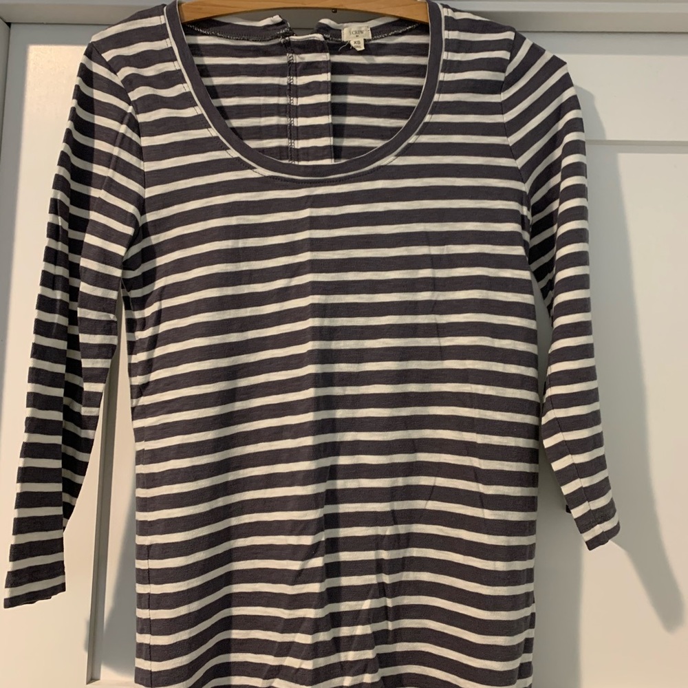 Grey striped top